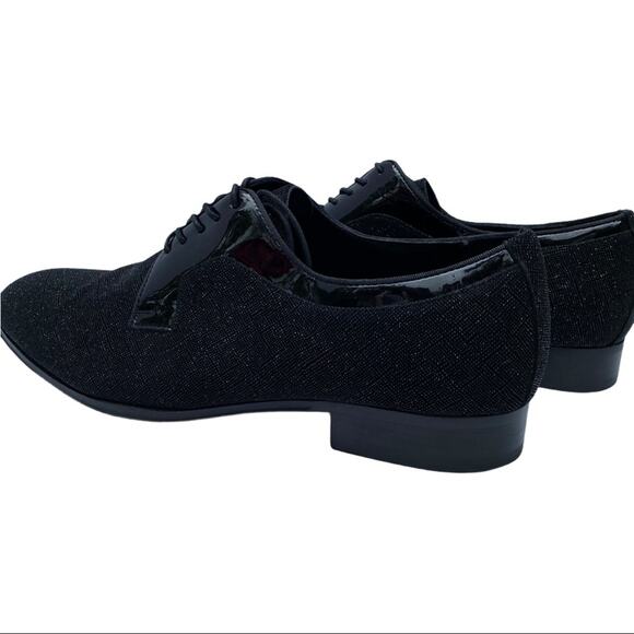 Aldo Mens 12 Dress Shoe Formal Patent tie shine sparkle Classic Aloalian 92 - Picture 8 of 15